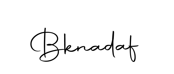 Create a beautiful signature design for name Bknadaf. With this signature (Autography-DOLnW) fonts, you can make a handwritten signature for free. Bknadaf signature style 10 images and pictures png