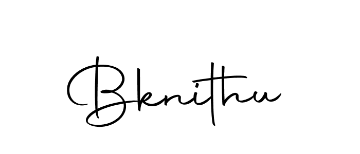 Make a beautiful signature design for name Bknithu. Use this online signature maker to create a handwritten signature for free. Bknithu signature style 10 images and pictures png