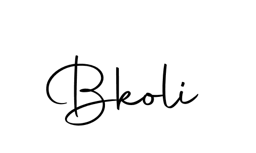 How to make Bkoli signature? Autography-DOLnW is a professional autograph style. Create handwritten signature for Bkoli name. Bkoli signature style 10 images and pictures png