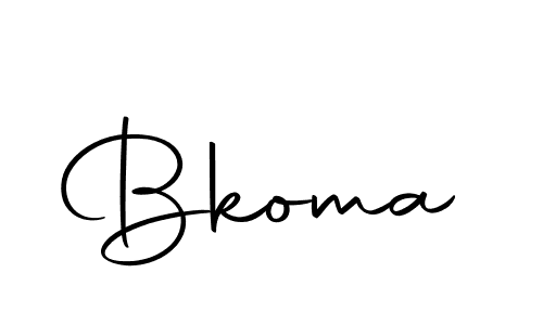 How to make Bkoma signature? Autography-DOLnW is a professional autograph style. Create handwritten signature for Bkoma name. Bkoma signature style 10 images and pictures png