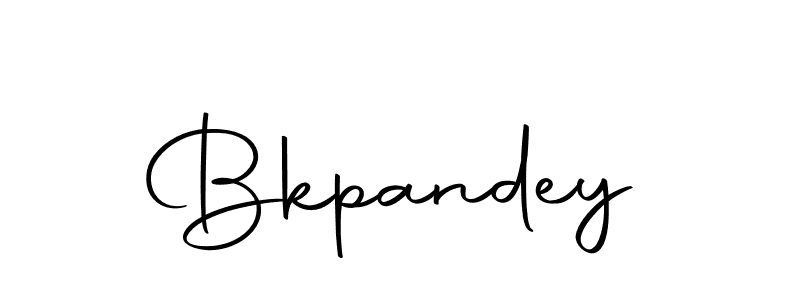 Use a signature maker to create a handwritten signature online. With this signature software, you can design (Autography-DOLnW) your own signature for name Bkpandey. Bkpandey signature style 10 images and pictures png