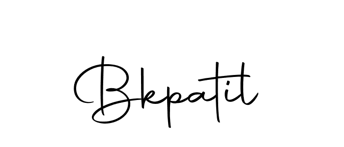 Use a signature maker to create a handwritten signature online. With this signature software, you can design (Autography-DOLnW) your own signature for name Bkpatil. Bkpatil signature style 10 images and pictures png