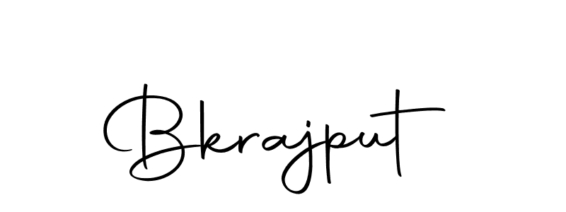 Design your own signature with our free online signature maker. With this signature software, you can create a handwritten (Autography-DOLnW) signature for name Bkrajput. Bkrajput signature style 10 images and pictures png