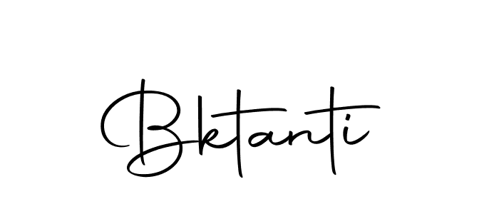 Create a beautiful signature design for name Bktanti. With this signature (Autography-DOLnW) fonts, you can make a handwritten signature for free. Bktanti signature style 10 images and pictures png