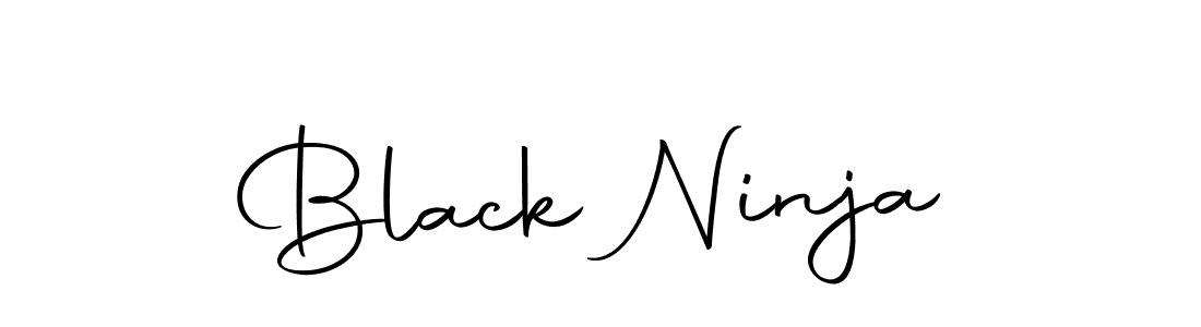Design your own signature with our free online signature maker. With this signature software, you can create a handwritten (Autography-DOLnW) signature for name Black Ninja. Black Ninja signature style 10 images and pictures png