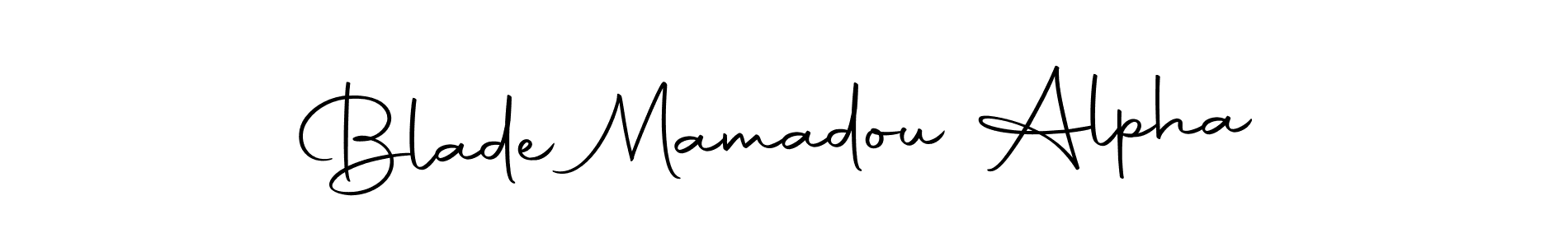 How to make Blade Mamadou Alpha name signature. Use Autography-DOLnW style for creating short signs online. This is the latest handwritten sign. Blade Mamadou Alpha signature style 10 images and pictures png