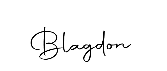 Use a signature maker to create a handwritten signature online. With this signature software, you can design (Autography-DOLnW) your own signature for name Blagdon. Blagdon signature style 10 images and pictures png