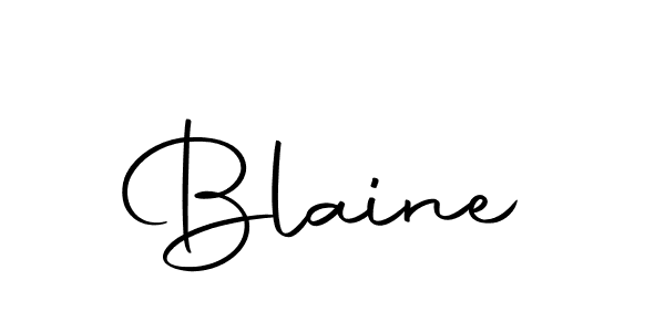 Design your own signature with our free online signature maker. With this signature software, you can create a handwritten (Autography-DOLnW) signature for name Blaine. Blaine signature style 10 images and pictures png