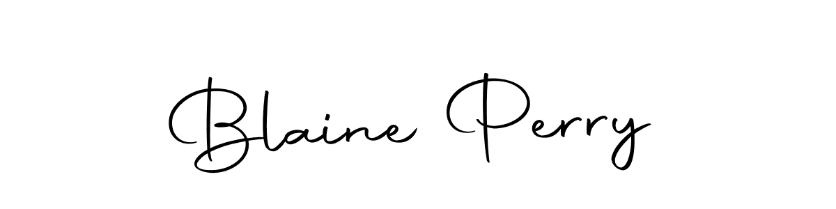 You should practise on your own different ways (Autography-DOLnW) to write your name (Blaine Perry) in signature. don't let someone else do it for you. Blaine Perry signature style 10 images and pictures png