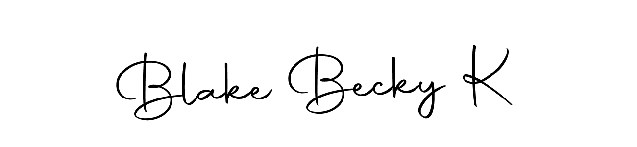 You can use this online signature creator to create a handwritten signature for the name Blake Becky K. This is the best online autograph maker. Blake Becky K signature style 10 images and pictures png