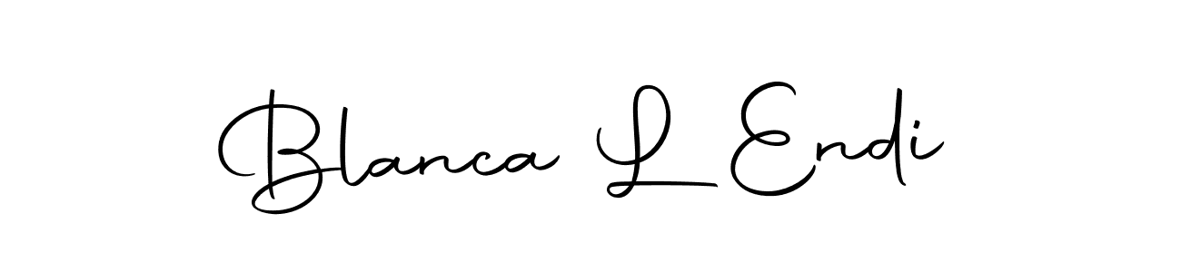Also we have Blanca L Endi name is the best signature style. Create professional handwritten signature collection using Autography-DOLnW autograph style. Blanca L Endi signature style 10 images and pictures png