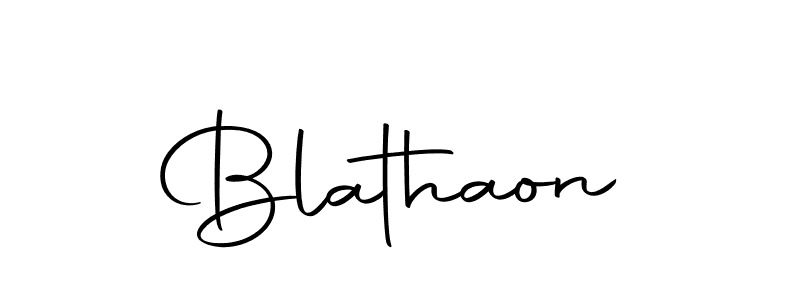 Design your own signature with our free online signature maker. With this signature software, you can create a handwritten (Autography-DOLnW) signature for name Blathaon. Blathaon signature style 10 images and pictures png