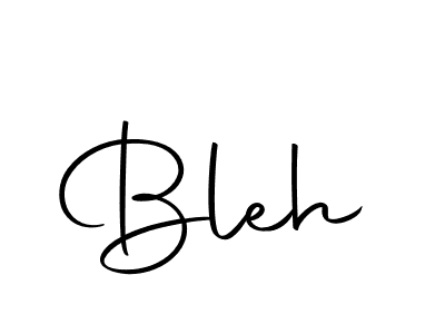 How to make Bleh name signature. Use Autography-DOLnW style for creating short signs online. This is the latest handwritten sign. Bleh signature style 10 images and pictures png