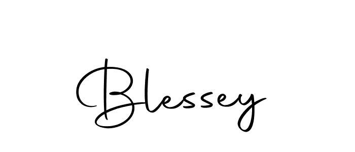 Create a beautiful signature design for name Blessey. With this signature (Autography-DOLnW) fonts, you can make a handwritten signature for free. Blessey signature style 10 images and pictures png