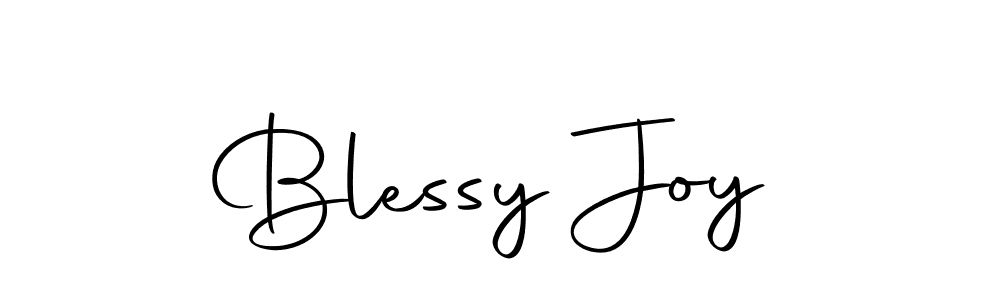 You can use this online signature creator to create a handwritten signature for the name Blessy Joy. This is the best online autograph maker. Blessy Joy signature style 10 images and pictures png
