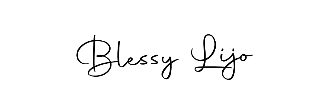 How to make Blessy Lijo signature? Autography-DOLnW is a professional autograph style. Create handwritten signature for Blessy Lijo name. Blessy Lijo signature style 10 images and pictures png