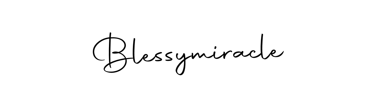 How to make Blessymiracle name signature. Use Autography-DOLnW style for creating short signs online. This is the latest handwritten sign. Blessymiracle signature style 10 images and pictures png