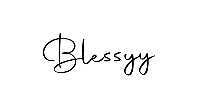 Make a beautiful signature design for name Blessyy. With this signature (Autography-DOLnW) style, you can create a handwritten signature for free. Blessyy signature style 10 images and pictures png