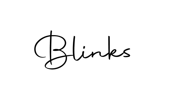 Make a beautiful signature design for name Blinks. With this signature (Autography-DOLnW) style, you can create a handwritten signature for free. Blinks signature style 10 images and pictures png