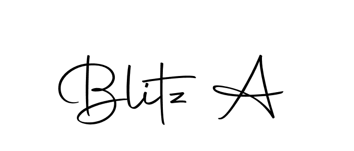 Use a signature maker to create a handwritten signature online. With this signature software, you can design (Autography-DOLnW) your own signature for name Blitz A. Blitz A signature style 10 images and pictures png