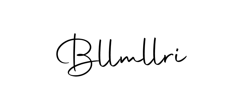 You should practise on your own different ways (Autography-DOLnW) to write your name (Bllmllri) in signature. don't let someone else do it for you. Bllmllri signature style 10 images and pictures png
