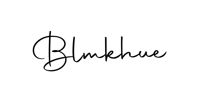 You should practise on your own different ways (Autography-DOLnW) to write your name (Blmkhue) in signature. don't let someone else do it for you. Blmkhue signature style 10 images and pictures png
