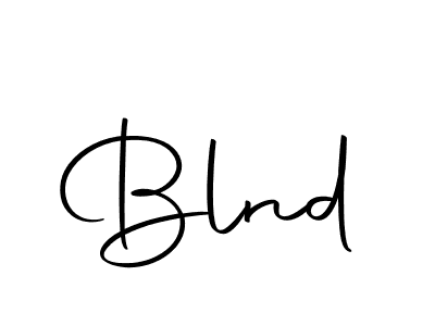 How to make Blnd signature? Autography-DOLnW is a professional autograph style. Create handwritten signature for Blnd name. Blnd signature style 10 images and pictures png