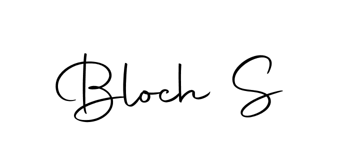 Make a beautiful signature design for name Bloch S. Use this online signature maker to create a handwritten signature for free. Bloch S signature style 10 images and pictures png