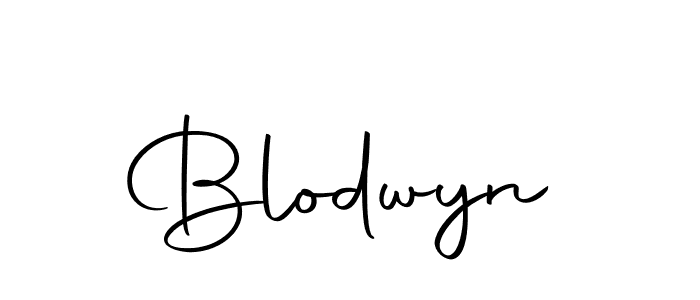 You should practise on your own different ways (Autography-DOLnW) to write your name (Blodwyn) in signature. don't let someone else do it for you. Blodwyn signature style 10 images and pictures png