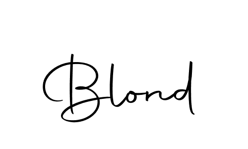 Also we have Blond name is the best signature style. Create professional handwritten signature collection using Autography-DOLnW autograph style. Blond signature style 10 images and pictures png
