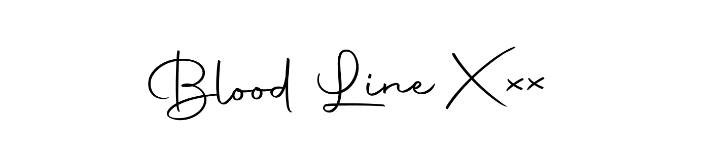 How to make Blood Line Xxx signature? Autography-DOLnW is a professional autograph style. Create handwritten signature for Blood Line Xxx name. Blood Line Xxx signature style 10 images and pictures png