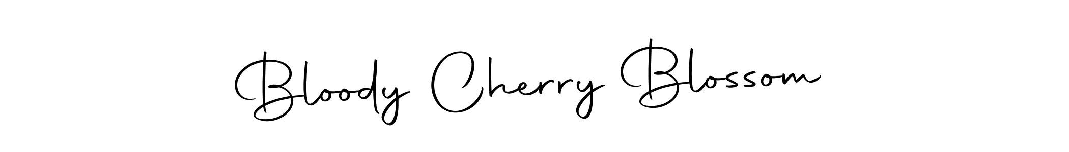 Make a beautiful signature design for name Bloody Cherry Blossom. With this signature (Autography-DOLnW) style, you can create a handwritten signature for free. Bloody Cherry Blossom signature style 10 images and pictures png