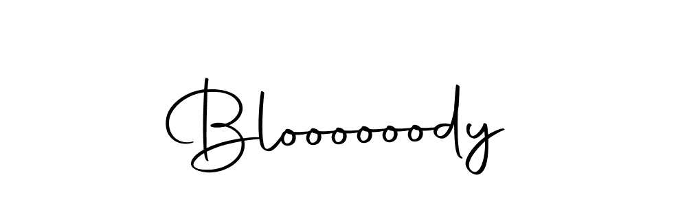 Create a beautiful signature design for name Bloooooody. With this signature (Autography-DOLnW) fonts, you can make a handwritten signature for free. Bloooooody signature style 10 images and pictures png