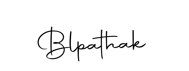 Create a beautiful signature design for name Blpathak. With this signature (Autography-DOLnW) fonts, you can make a handwritten signature for free. Blpathak signature style 10 images and pictures png