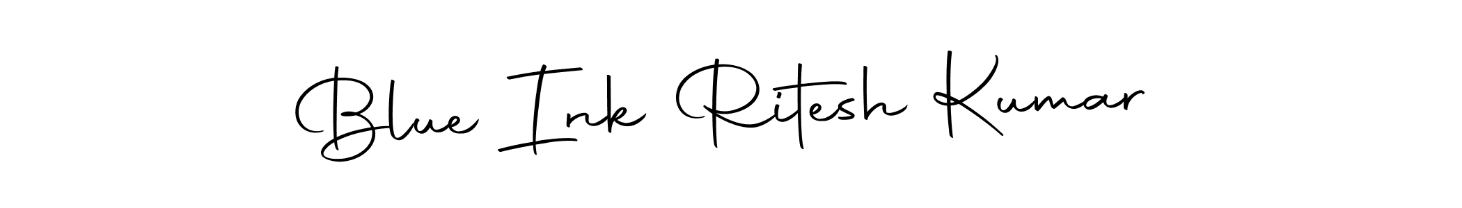 How to make Blue Ink Ritesh Kumar signature? Autography-DOLnW is a professional autograph style. Create handwritten signature for Blue Ink Ritesh Kumar name. Blue Ink Ritesh Kumar signature style 10 images and pictures png