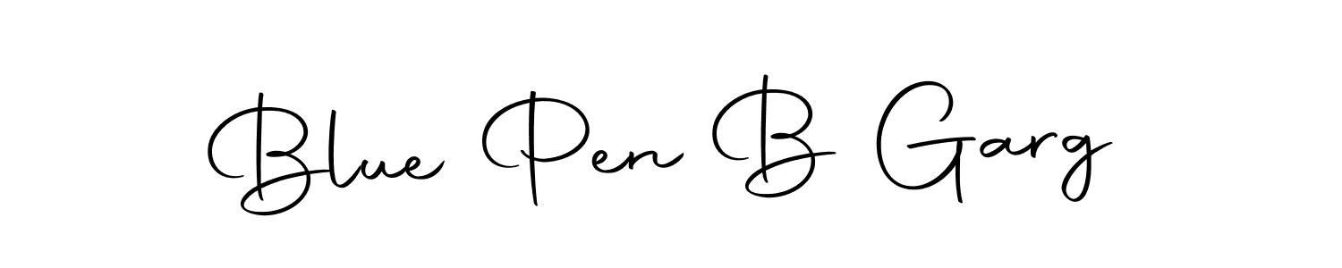 Create a beautiful signature design for name Blue Pen B Garg. With this signature (Autography-DOLnW) fonts, you can make a handwritten signature for free. Blue Pen B Garg signature style 10 images and pictures png