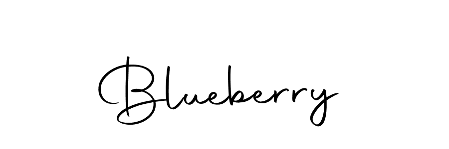 Create a beautiful signature design for name Blueberry. With this signature (Autography-DOLnW) fonts, you can make a handwritten signature for free. Blueberry signature style 10 images and pictures png