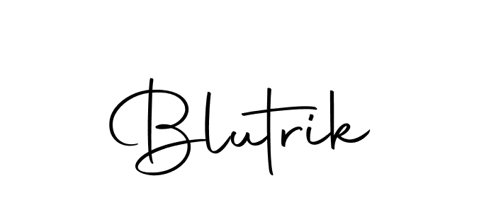 Use a signature maker to create a handwritten signature online. With this signature software, you can design (Autography-DOLnW) your own signature for name Blutrik. Blutrik signature style 10 images and pictures png