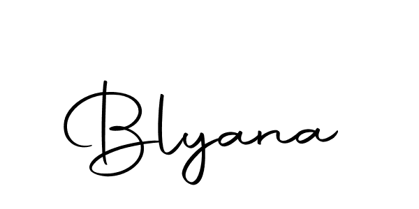 Best and Professional Signature Style for Blyana. Autography-DOLnW Best Signature Style Collection. Blyana signature style 10 images and pictures png