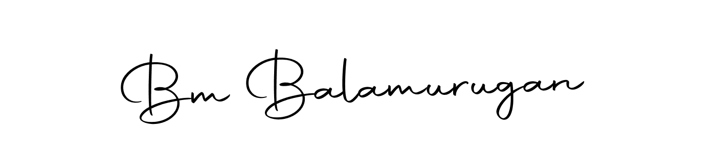 Make a short Bm Balamurugan signature style. Manage your documents anywhere anytime using Autography-DOLnW. Create and add eSignatures, submit forms, share and send files easily. Bm Balamurugan signature style 10 images and pictures png
