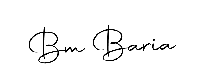Use a signature maker to create a handwritten signature online. With this signature software, you can design (Autography-DOLnW) your own signature for name Bm Baria. Bm Baria signature style 10 images and pictures png
