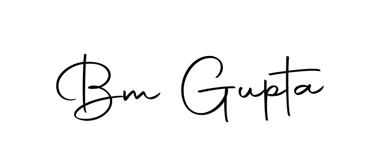 The best way (Autography-DOLnW) to make a short signature is to pick only two or three words in your name. The name Bm Gupta include a total of six letters. For converting this name. Bm Gupta signature style 10 images and pictures png