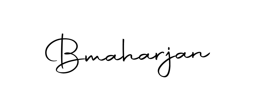 Use a signature maker to create a handwritten signature online. With this signature software, you can design (Autography-DOLnW) your own signature for name Bmaharjan. Bmaharjan signature style 10 images and pictures png