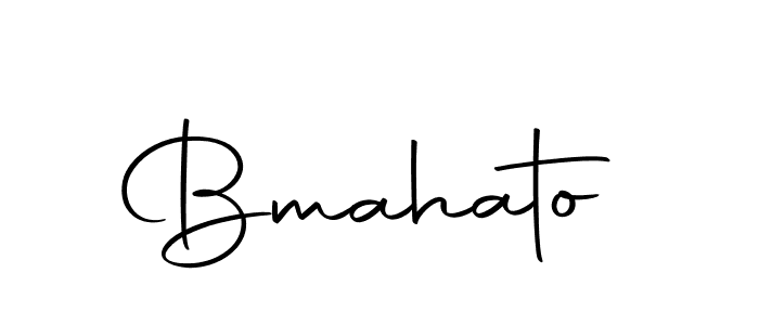 Design your own signature with our free online signature maker. With this signature software, you can create a handwritten (Autography-DOLnW) signature for name Bmahato. Bmahato signature style 10 images and pictures png