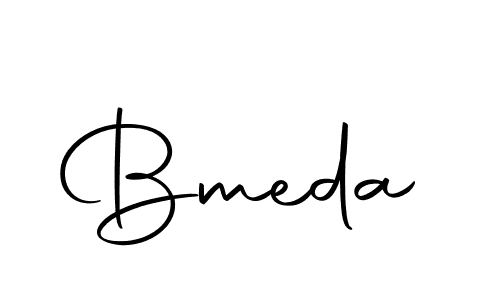 Use a signature maker to create a handwritten signature online. With this signature software, you can design (Autography-DOLnW) your own signature for name Bmeda. Bmeda signature style 10 images and pictures png