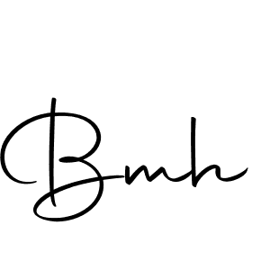 Bmh stylish signature style. Best Handwritten Sign (Autography-DOLnW) for my name. Handwritten Signature Collection Ideas for my name Bmh. Bmh signature style 10 images and pictures png