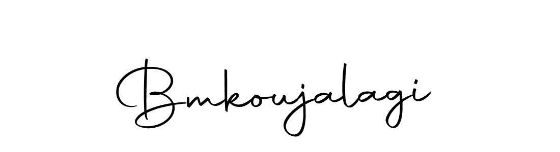 Design your own signature with our free online signature maker. With this signature software, you can create a handwritten (Autography-DOLnW) signature for name Bmkoujalagi. Bmkoujalagi signature style 10 images and pictures png