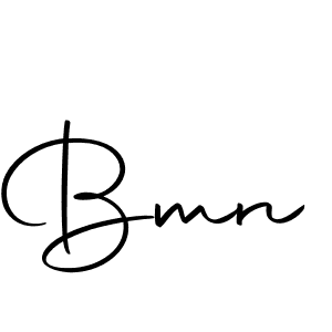 Create a beautiful signature design for name Bmn. With this signature (Autography-DOLnW) fonts, you can make a handwritten signature for free. Bmn signature style 10 images and pictures png