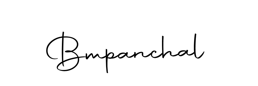 How to make Bmpanchal signature? Autography-DOLnW is a professional autograph style. Create handwritten signature for Bmpanchal name. Bmpanchal signature style 10 images and pictures png