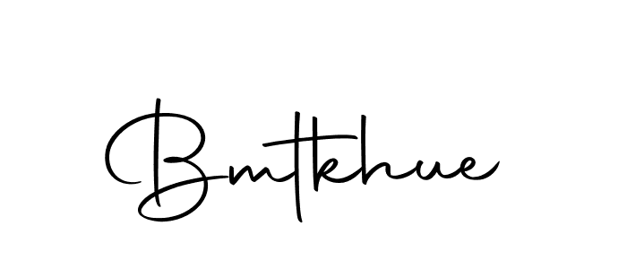 Make a beautiful signature design for name Bmtkhue. Use this online signature maker to create a handwritten signature for free. Bmtkhue signature style 10 images and pictures png